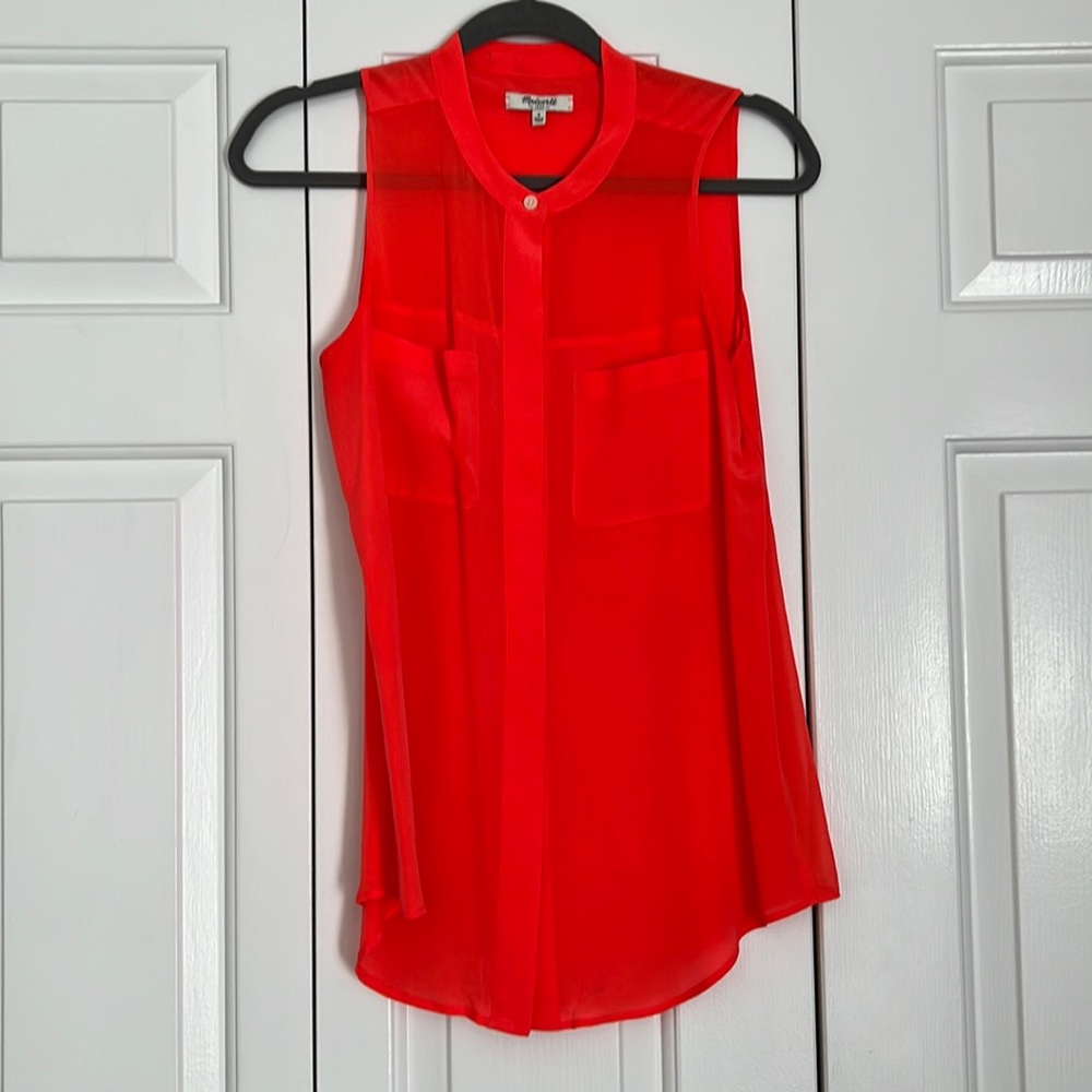 Madewell silk blouse
